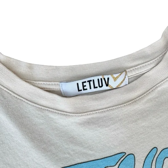 Anthropologie Cream Graphic Tee Fleetwood Mac size M - Picture 6 of 8